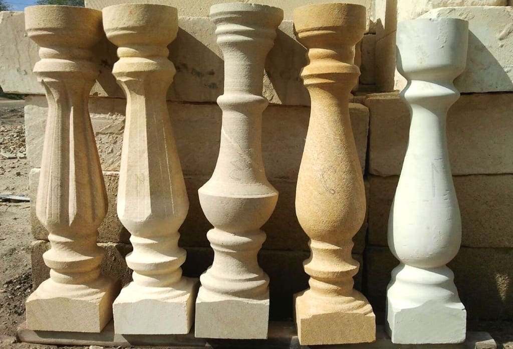Балясины из дагестанского песчаника 